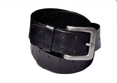 

Dev Men Black Genuine Leather Belt
