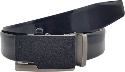 

Baluchi Men Formal Black Genuine Leather Reversible Belt