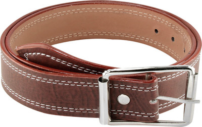 

Rusko Men Casual Brown Genuine Leather Belt