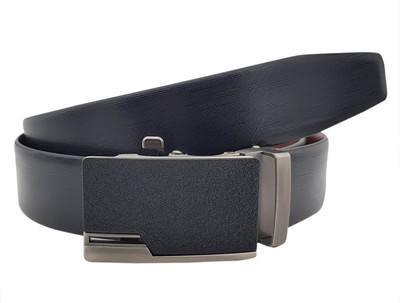 

Baluchi Men Formal Black Genuine Leather Reversible Belt