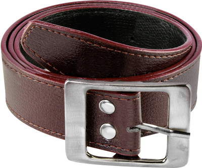 

Rusko Men Casual Brown Genuine Leather Belt