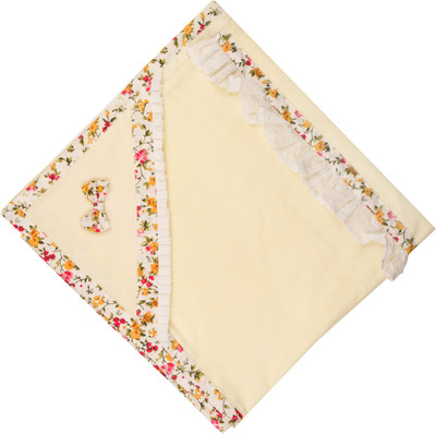 

Vissage Floral  Hooded Baby Blanket(Cotton, Multicolor