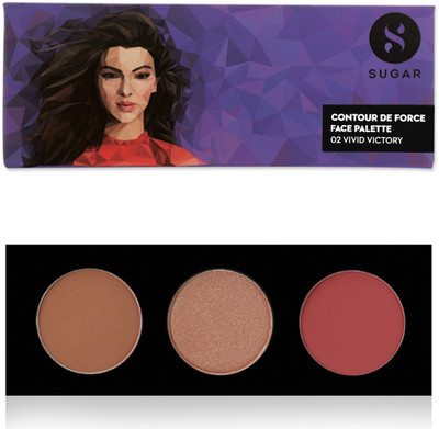 

Sugar Cosmetics Contour De Force Face Palette(02 Vivid Victory)