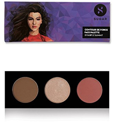 

Sugar Cosmetics Contour De Force Face Palette(01 Subtle Summit)