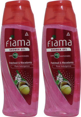 

FIAMA Patchouli & Macadamia Pure Indulgence Shower Gel Combo(500 ml, Pack of 2)