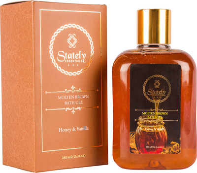 

Stately Essentials MOLTEN BROWN BATH GEL (HONEY & VANILLA SHOWER GEL)(250 ml)