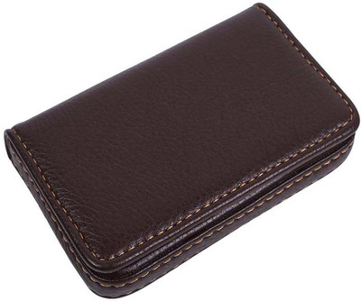 

7trees Women Brown Artificial Leather Card Holder