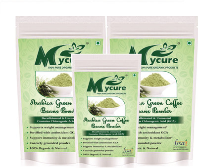 

MyCure Green Coffee Beans Powder Instant Coffee 600 g(Pack of 3)