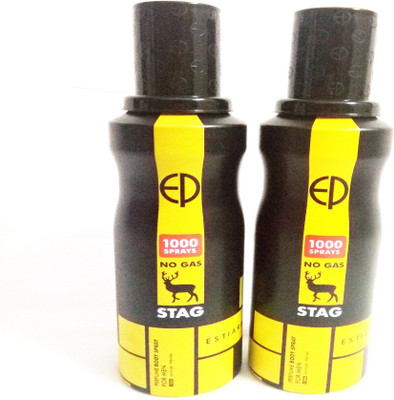 

ESTIARA STAG FOR MEN (NO GAS) Perfume Body Spray - For Men(260 ml, Pack of 2)