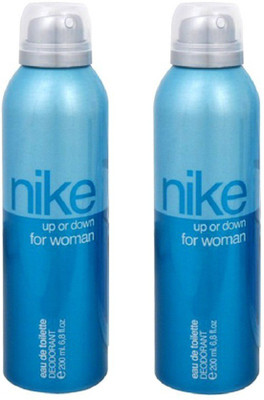 

Nike UP OR DOWN PACK OF 2 Body Spray - For Women(400 ml, Pack of 2)