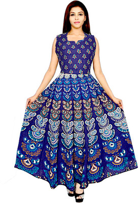 jwf women's maxi blue dress
