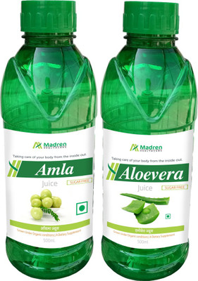 

Madren Healthcare Amla Juice & Aloe vera Juice 1000 ml(Pack of 2)