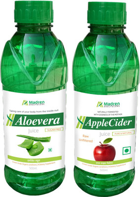 

Madren Healthcare Aloevera Juice & Apple Cider Vinegar 1000 ml(Pack of 2)