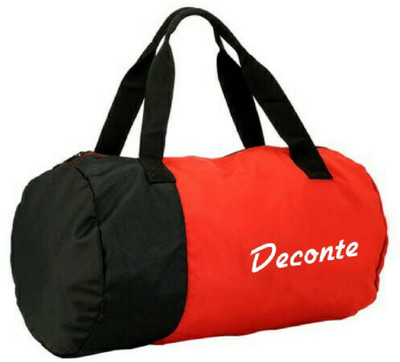 

deconte 18 inch/46 cm captiva Gym Bag(Black, Red)