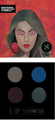 

Sugar Blend The Rules Eyeshadow Quad 5 g(Shade No.- 10 Waterfalls)