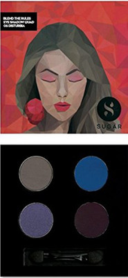

Sugar Blend The Rules Eyeshadow Quad 5 g(Shade No.- 06 Disturbia)