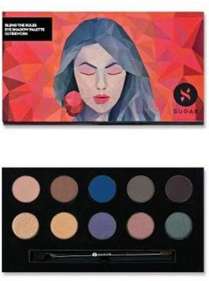 

Sugar Blend The Rules Eye Shadow Palette 12.5 g(Shade No.- 02 Fire Work)