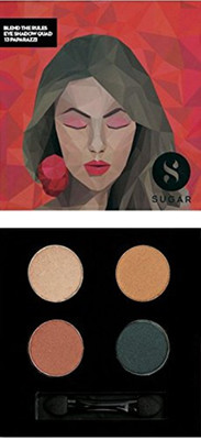 

Sugar Blend The Rules Eyeshadow Quad 5 g(Shade No.- 13 Paparazzi)