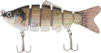 

Magideal Fishing Lure Multi Jointed Multi Jointed Fish Decoy Fishing Lure(Pack of 1 Size 4)