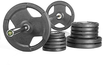 

FITNESS WAY 8 KG IRON WEIGHT PLATES PACK OF .2 KG 4 PLATES + 3 FEET STRAIGHT BAR WITH 2 LOCKS Black Weight Plate(8 kg)