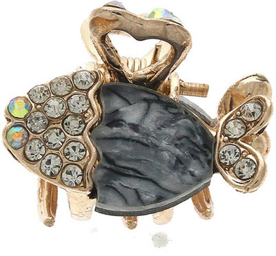 

Anuradha ARt jewellery Butterfly hair Clip Hair Claw(Grey)