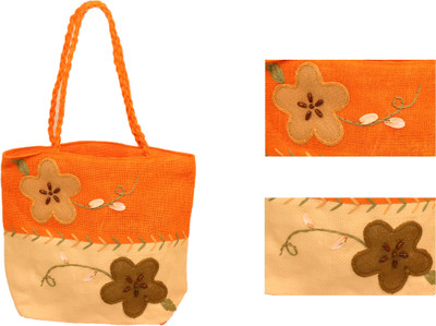 

FAB 5 Shoulder Bag(Orange, Beige), Beige;orange