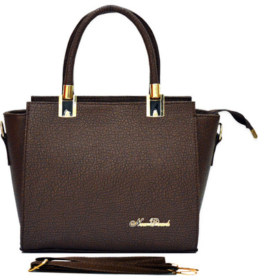 

AGINOS Hand-held Bag(Brown)