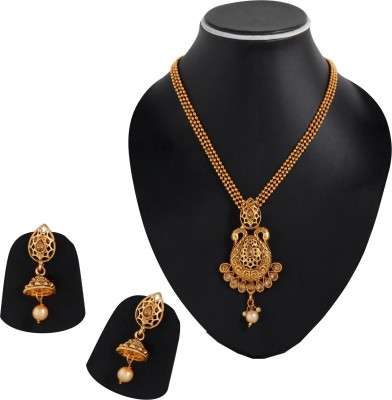 Styylo Jewels Alloy Gold-plated Gold Jewellery Set(Pack of 1)