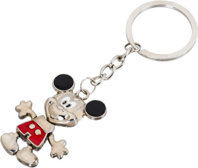 

Shubheksha Mickey Mouse Cartoon Character Multicolor Metallic Keyring Key Chain