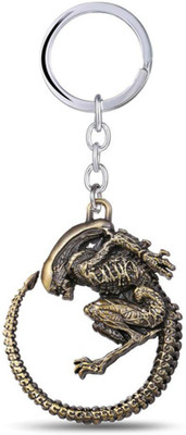 

Shubheksha Predator Requiem Golden Metallic Keyring Key Chain