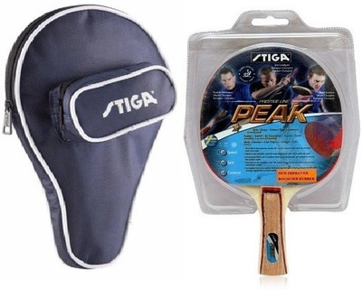 

Stiga Combo of two- One 'Peak' Table tennis and one Table tennis bat cover (Color on availability)- Table Tennis Kit