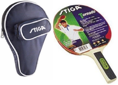 

Stiga Combo of two- One 'Tornado' Table tennis and one Table tennis bat cover (Color on availability)- Table Tennis Kit