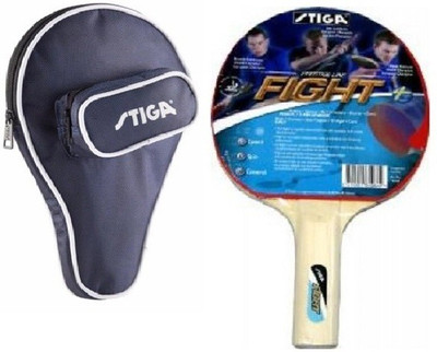 

Stiga Combo of two- One 'Fight' Table tennis and one Table tennis bat cover (Color on availability)- Table Tennis Kit