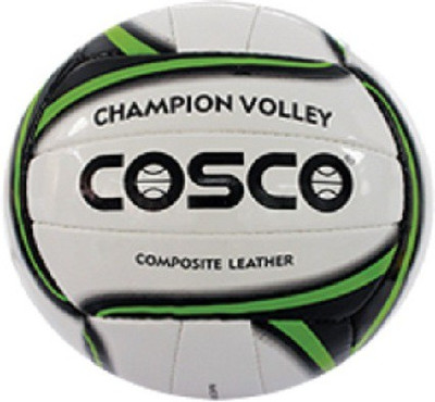 

Cosco Champion Volley Volleyball - Size: 4(Pack of 1, Multicolor), White & green