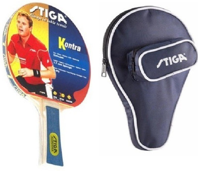 

Stiga Combo of two- One 'Kontra' Table tennis and one Table tennis bat cover (Color on availability)- Table Tennis Kit