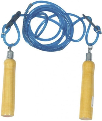 

FACTO POWER Online Series Wooden Handle Blue Color Skipping Rope Freestyle Skipping Rope(Blue, Pack of 1)