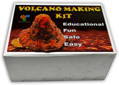

ProjectsforSchool Natural Disaster Project - Make a Volcano - Science Projects Working Models - DIY Science Experiment kit(Brown)