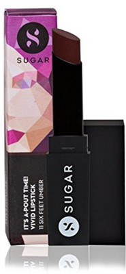 

Sugar It's A-Pout Time! Vivid Lipstick(Shade No.- 11 Six Feet Umber (Mocha Brown), 3.5 g)