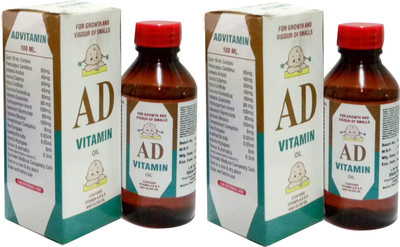 

Vrinda AD Vitamin Oil For Baby - Baby Message Oil For Shiny Hair & Skin(100 ml)