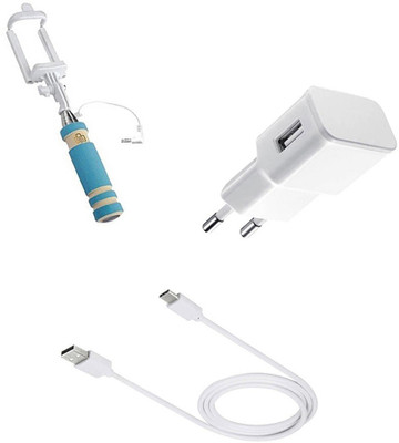 DAKRON Wall Charger Accessory Combo for ZTE Nubia Z17 Mini(White)