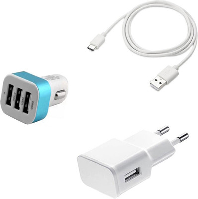 DAKRON Wall Charger Accessory Combo for Honor View 10(White)