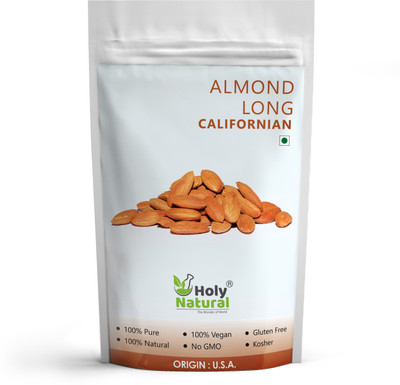 

Holy Natural Almond Long Calfornian - 250 GM Almonds(250 g, Pouch)