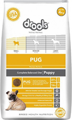 

drools Breed Health Nutrition Pug Puppy Chicken 4 kg Dry Dog Food