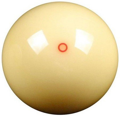 

Laxmi Ganesh Billiard POOL N SNOOKER WHITE CUE BALL Billiard Ball(Pack of 1, Multicolor)