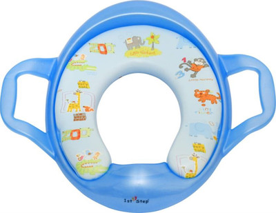 

Kidoyzz Soft Cushion Comfortable Potty Trainer Seat for Potty Training Seat with Support Handles for kids KDBYPS051 Potty Seat(Multicolor)