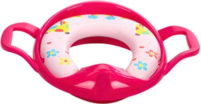 

Kidoyzz Soft Cushion Comfortable Potty Trainer Seat for Potty Training Seat with Support Handles for kids KDBYPS072 Potty Seat(Multicolor)