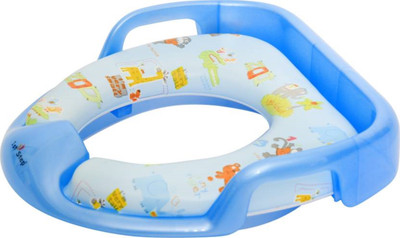 

Kidoyzz Soft Cushion Comfortable Potty Trainer Seat for Potty Training Seat with Support Handles for kids KDBYPS090 Potty Seat(Multicolor)