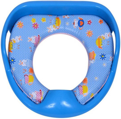 

Toyland Soft Cushion Comfortable Potty Trainer Seat for Potty Training Seat with Support Handles for kids TYLBYPS066 Potty Seat(Multicolor)
