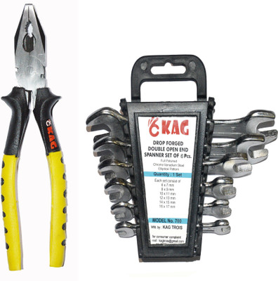 

KAG P-826 Hand Tool Kit(7 Tools), Multicolor
