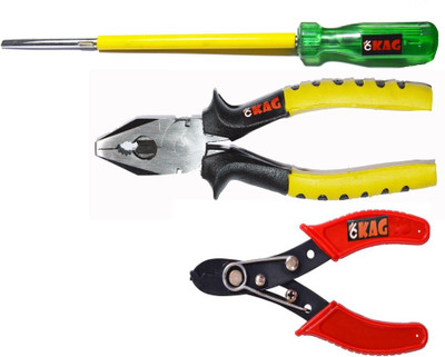 

KAG P-827 Hand Tool Kit(3 Tools), Multicolor